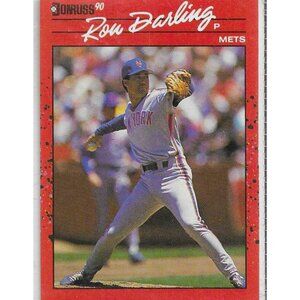 Ron Darling 1990 Donruss Error / No dot after INC.